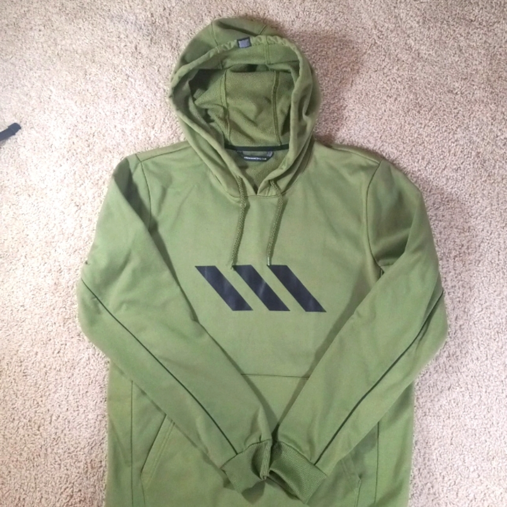 Adidas Basketball club hooded sweatshirt climawarm avocado Green L